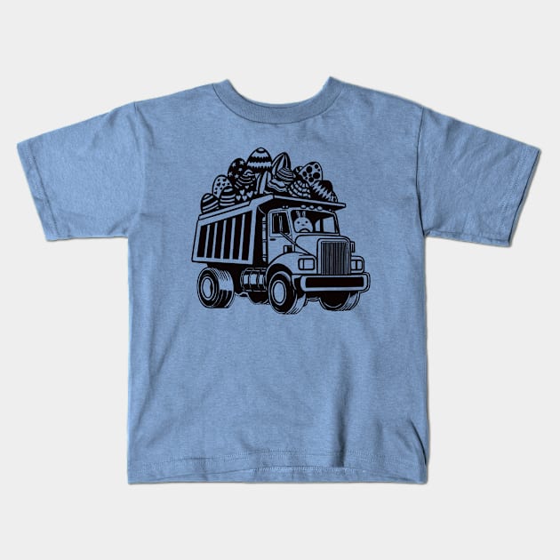 Junk in the trunk Kids T-Shirt by Creatures Behaving Oddly